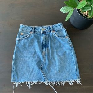 Topshop Jean skirt size 2